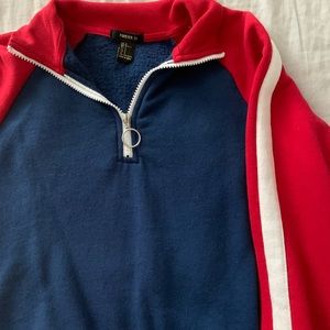 forever 21 quarter zip size: s